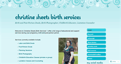 Desktop Screenshot of birthwithchristine.com